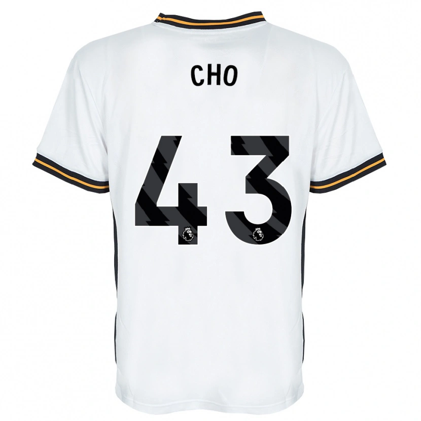 Danxen Femme Maillot Mohamed-Ali Cho #43 Blanc Orange Noir Tenues Extérieur 2026/27 T-Shirt