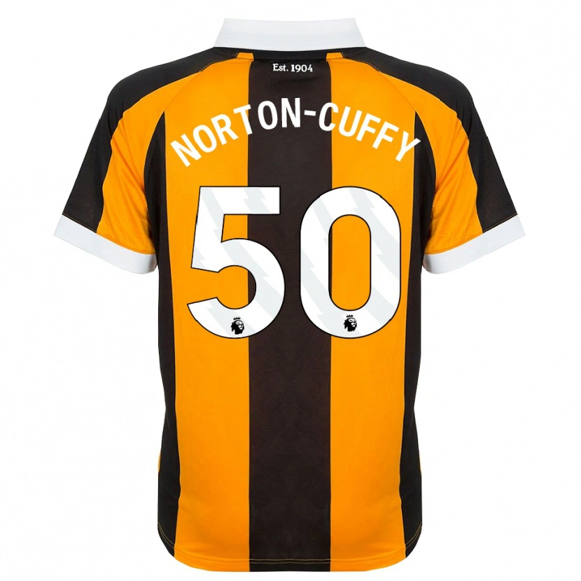 Danxen Femme Maillot Brooke Norton-Cuffy #50 Orange Noir Blanc Tenues Domicile 2026/27 T-Shirt