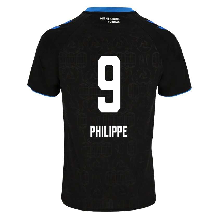 Danxen Femme Maillot Rayan Philippe #9 Noir Blanc Rouge Tenues Domicile 2026/27 T-Shirt