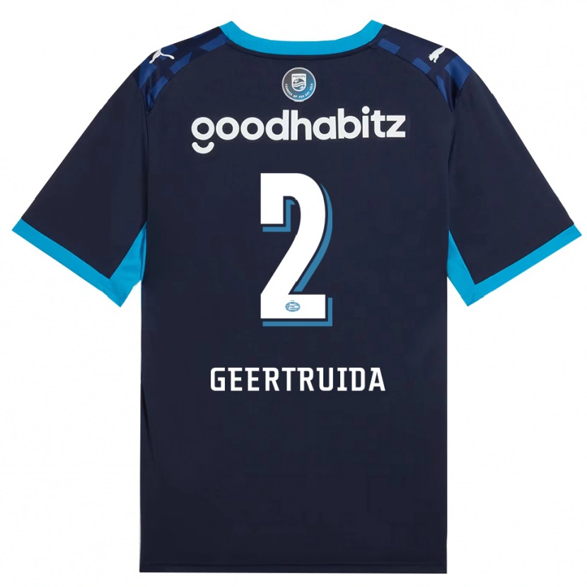 Danxen Femme Maillot Lutsharel Geertruida #2 Dodgerblue Royalblue Troisieme 2026/27 T-Shirt