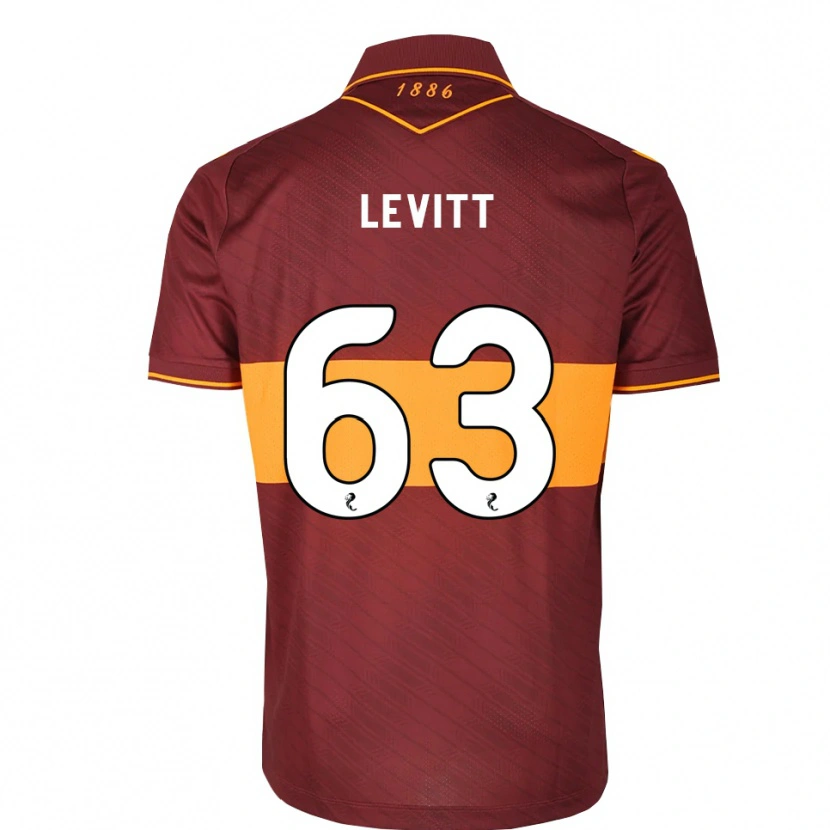 Danxen Femme Maillot Dylan Levitt #63 Orange Marron Tenues Extérieur 2026/27 T-Shirt