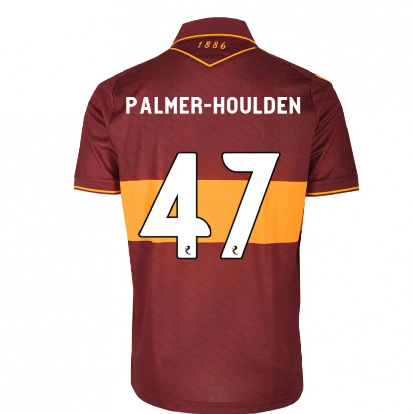 Danxen Femme Maillot Seb Palmer-Houlden #47 Orange Marron Tenues Extérieur 2026/27 T-Shirt