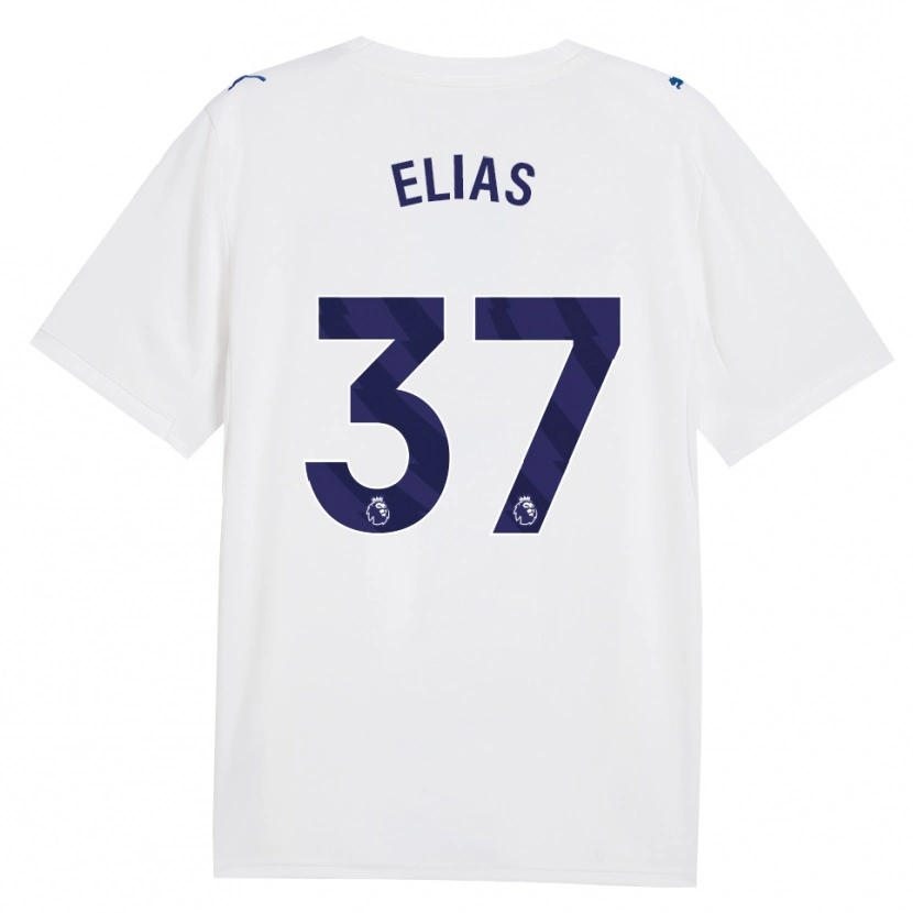 Danxen Enfant Maillot Allan Andrade Elias #37 Marine Blanc Troisieme 2026/27 T-Shirt