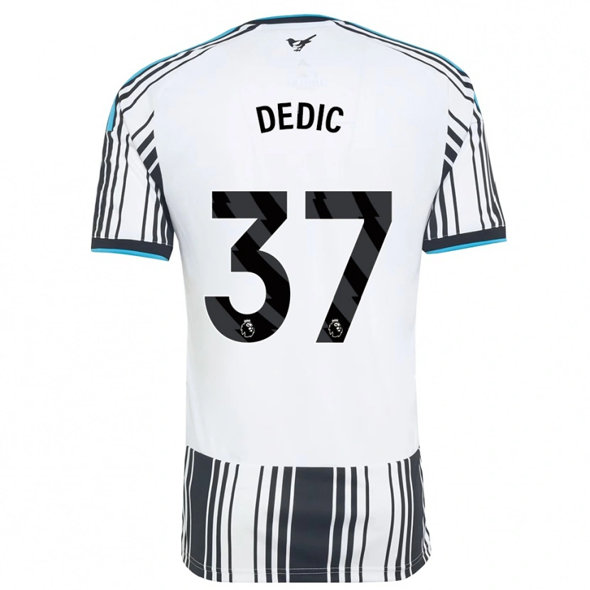 Danxen Enfant Maillot Amar Dedić #37 Skyblue Noir Blanc Tenues Domicile 2026/27 T-Shirt