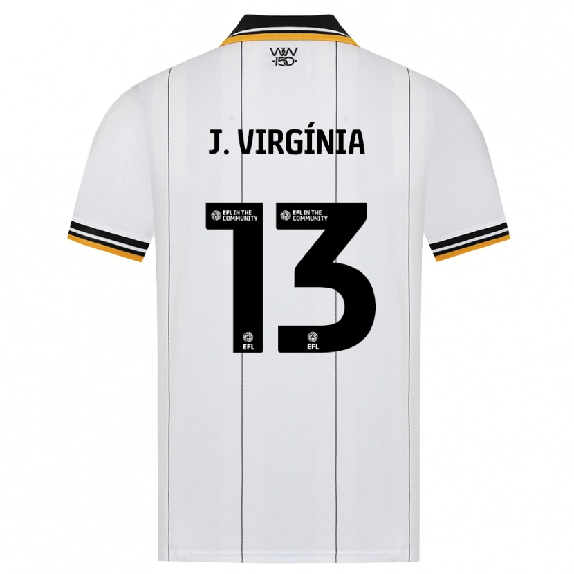 Danxen Enfant Maillot João Virgínia #13 Orange Noir Blanc Tenues Extérieur 2026/27 T-Shirt