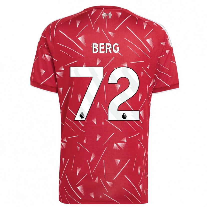 Danxen Enfant Maillot Sepp Van Den Berg #72 Blanc Rouge Tenues Domicile 2026/27 T-Shirt
