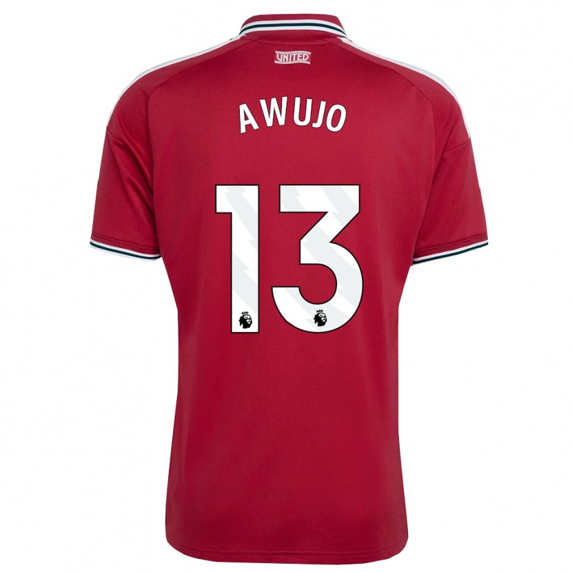 Danxen Enfant Maillot Simi Awujo #13 Rouge Jaune Blanc Tenues Domicile 2026/27 T-Shirt