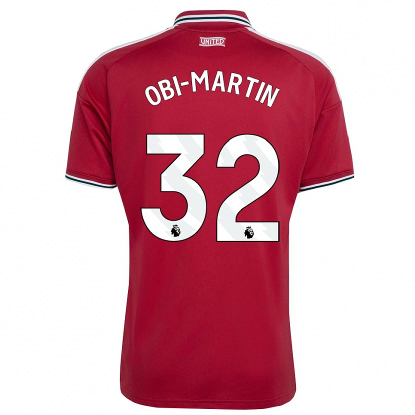 Danxen Enfant Maillot Chido Obi #32 Rouge Jaune Blanc Tenues Domicile 2026/27 T-Shirt