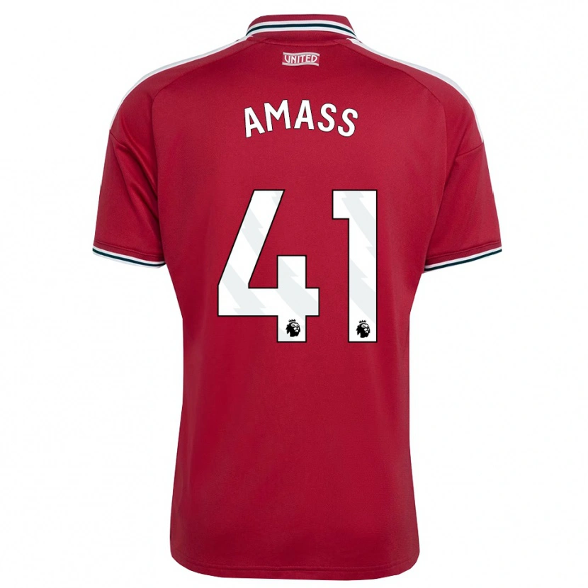 Danxen Enfant Maillot Harry Amass #41 Rouge Jaune Blanc Tenues Domicile 2026/27 T-Shirt