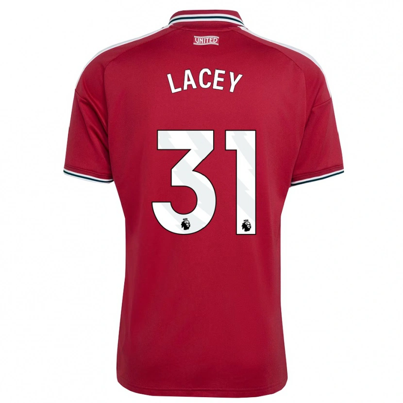 Danxen Enfant Maillot Shea Lacey #31 Rouge Jaune Blanc Tenues Domicile 2026/27 T-Shirt