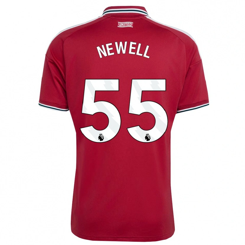 Danxen Enfant Maillot Lucy Newell #55 Rouge Jaune Blanc Tenues Domicile 2026/27 T-Shirt
