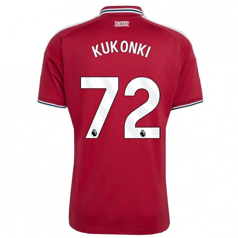 Danxen Enfant Maillot Godwill Kukonki #72 Rouge Jaune Blanc Tenues Domicile 2026/27 T-Shirt