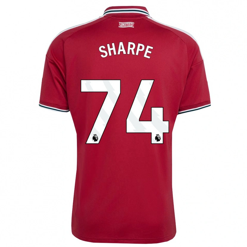 Danxen Enfant Maillot Malachi Sharpe #74 Rouge Jaune Blanc Tenues Domicile 2026/27 T-Shirt