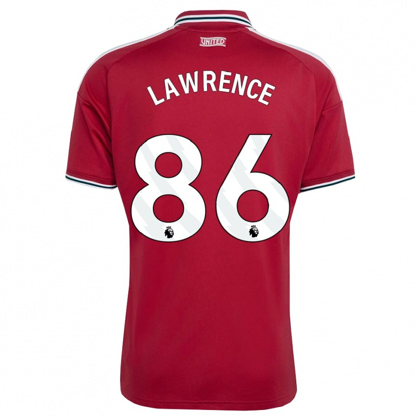 Danxen Enfant Maillot Marcus Lawrence #86 Rouge Jaune Blanc Tenues Domicile 2026/27 T-Shirt