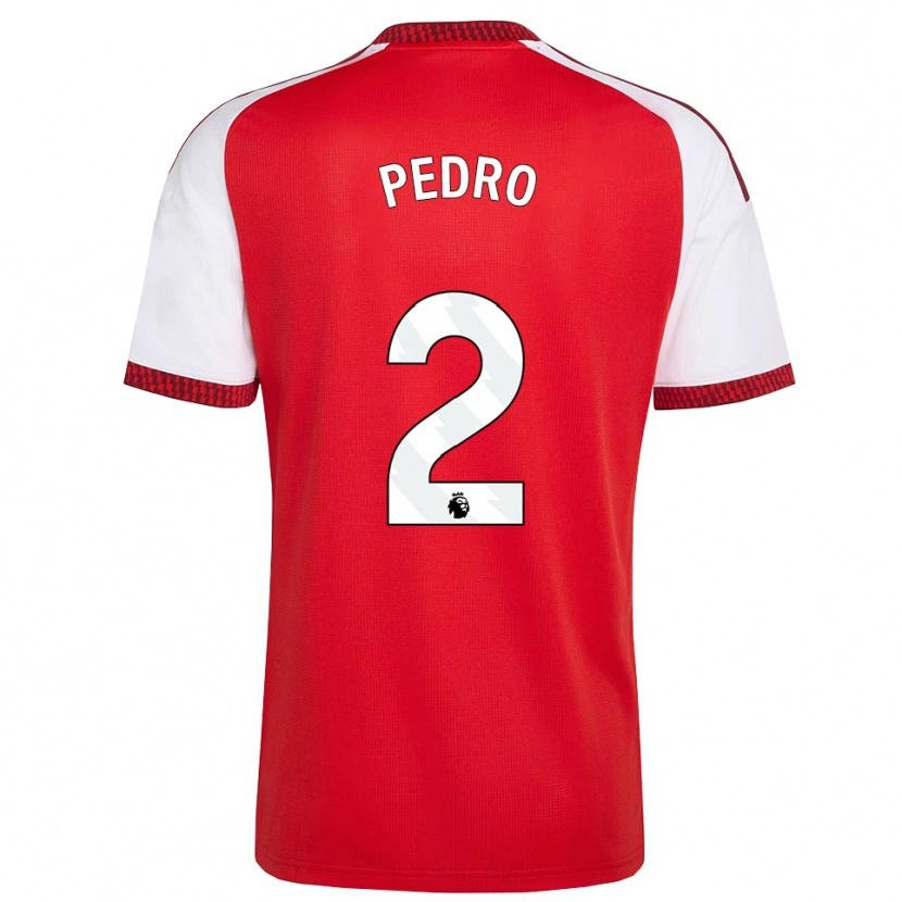 Danxen Enfant Maillot Angelinou Pedro #2 Rouge Blanc Noir Tenues Domicile 2026/27 T-Shirt