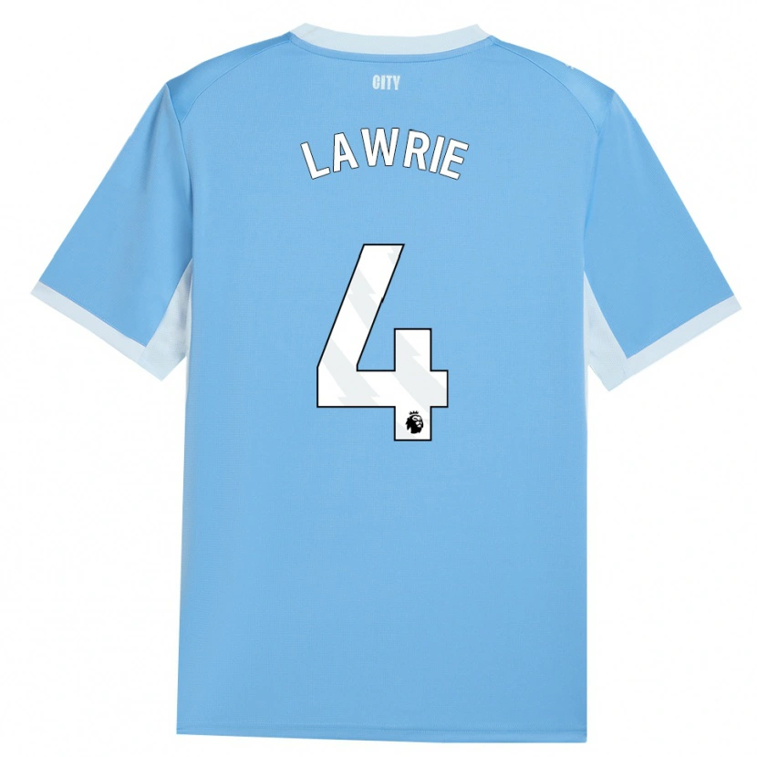 Danxen Enfant Maillot Freddie Lawrie #4 Lightskyblue Blanc Tenues Domicile 2026/27 T-Shirt