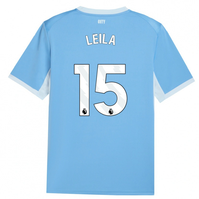 Danxen Enfant Maillot Leila Ouahabi #15 Lightskyblue Blanc Tenues Domicile 2026/27 T-Shirt