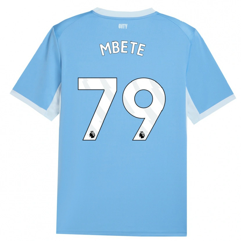 Danxen Enfant Maillot Luke Mbete #79 Lightskyblue Blanc Tenues Domicile 2026/27 T-Shirt