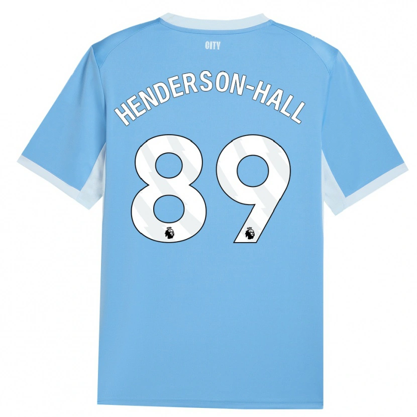 Danxen Enfant Maillot Matty Henderson-Hall #89 Lightskyblue Blanc Tenues Domicile 2026/27 T-Shirt