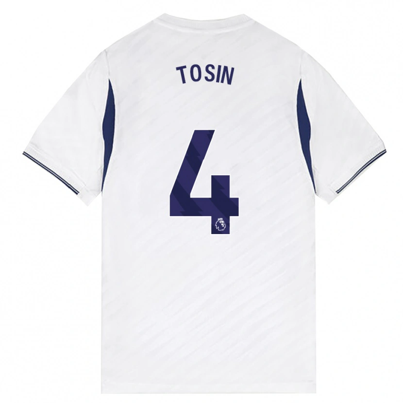 Danxen Enfant Maillot Tosin Adarabioyo #4 Blanc Rouge Violet Tenues Domicile 2026/27 T-Shirt