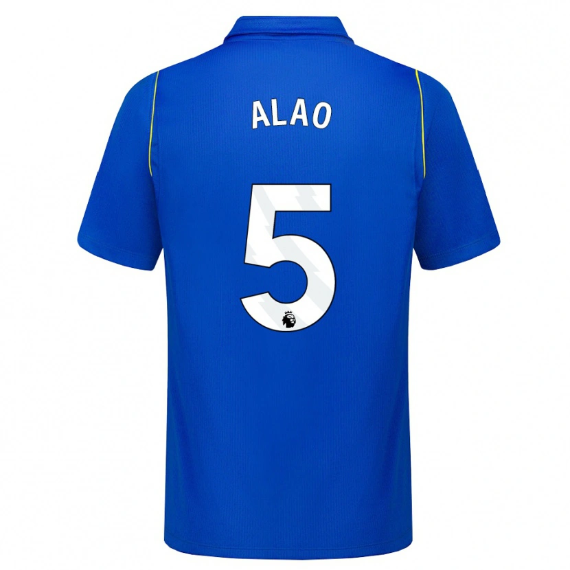 Danxen Enfant Maillot Yisa Alao #5 Bleu Jaune Tenues Domicile 2026/27 T-Shirt