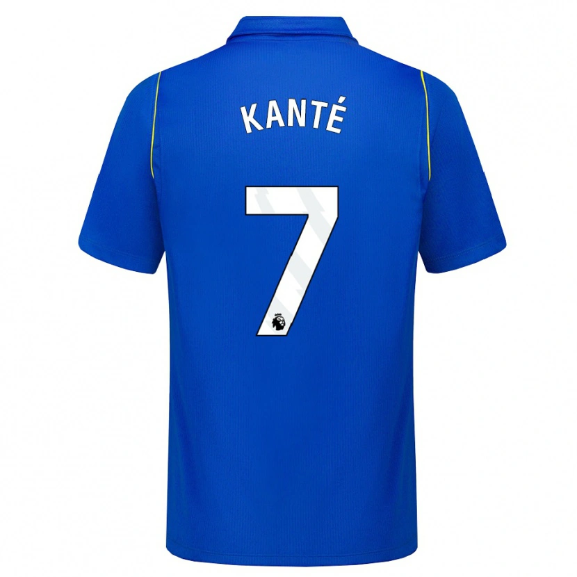 Danxen Enfant Maillot N'golo Kante #7 Bleu Jaune Tenues Domicile 2026/27 T-Shirt