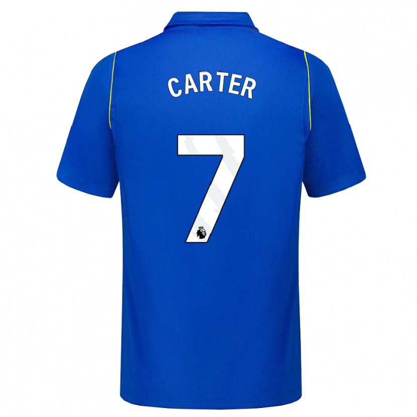 Danxen Enfant Maillot Jessica Carter #7 Bleu Jaune Tenues Domicile 2026/27 T-Shirt