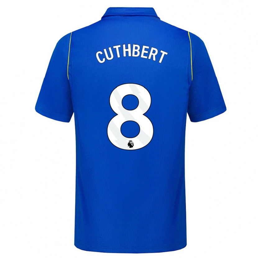 Danxen Enfant Maillot Erin Cuthbert #8 Bleu Jaune Tenues Domicile 2026/27 T-Shirt