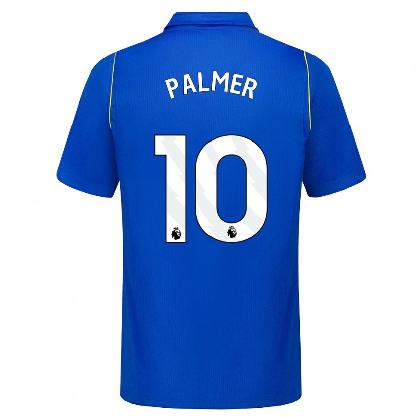 Danxen Enfant Maillot Cole Palmer #10 Bleu Jaune Tenues Domicile 2026/27 T-Shirt
