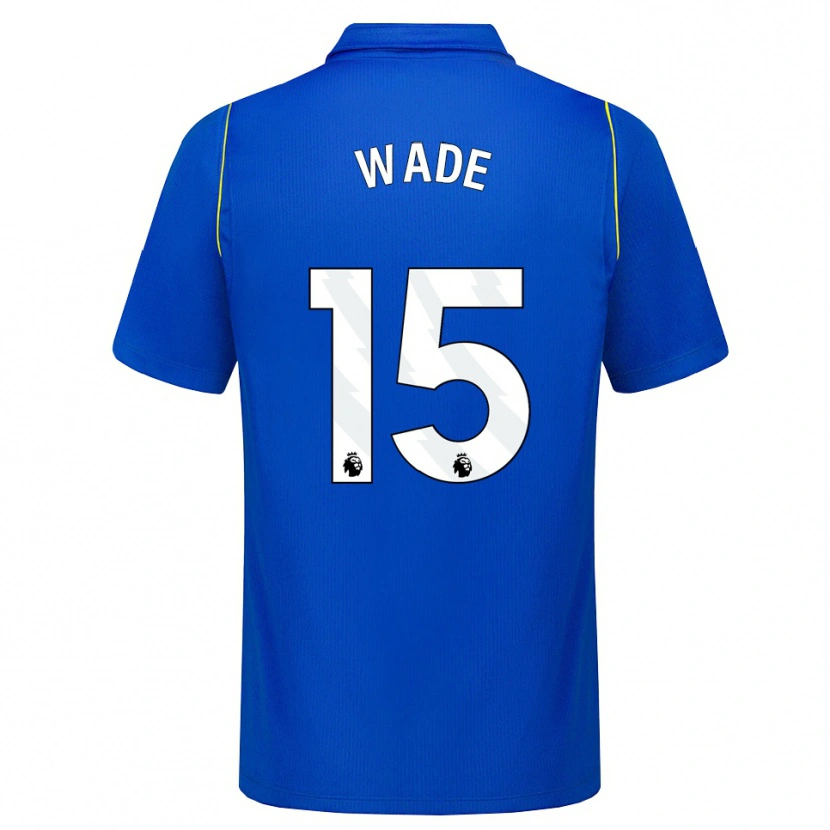 Danxen Enfant Maillot Shaun Wade #15 Bleu Jaune Tenues Domicile 2026/27 T-Shirt