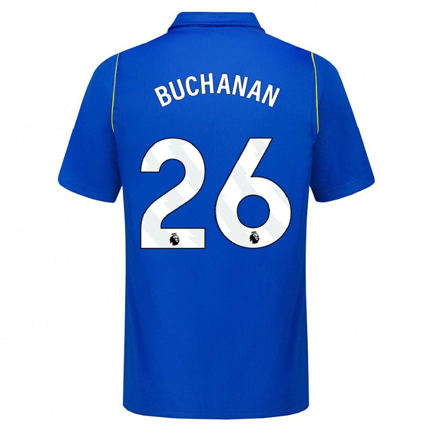 Danxen Enfant Maillot Kadeisha Buchanan #26 Bleu Jaune Tenues Domicile 2026/27 T-Shirt
