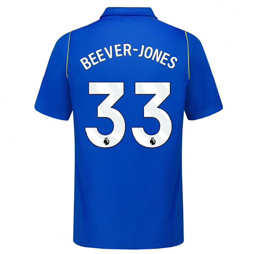 Danxen Enfant Maillot Aggie Beever-Jones #33 Bleu Jaune Tenues Domicile 2026/27 T-Shirt