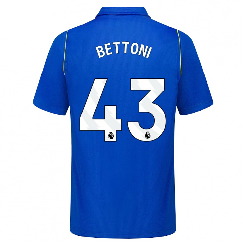 Danxen Enfant Maillot Harrison Bettoni #43 Bleu Jaune Tenues Domicile 2026/27 T-Shirt