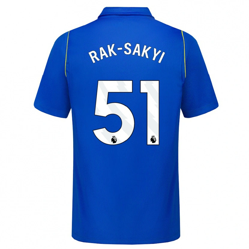 Danxen Enfant Maillot Sam Rak-Sakyi #51 Bleu Jaune Tenues Domicile 2026/27 T-Shirt