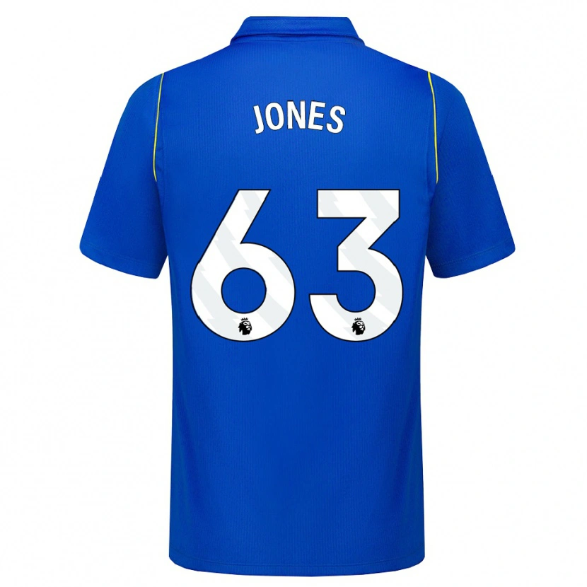 Danxen Enfant Maillot Vera Jones #63 Bleu Jaune Tenues Domicile 2026/27 T-Shirt