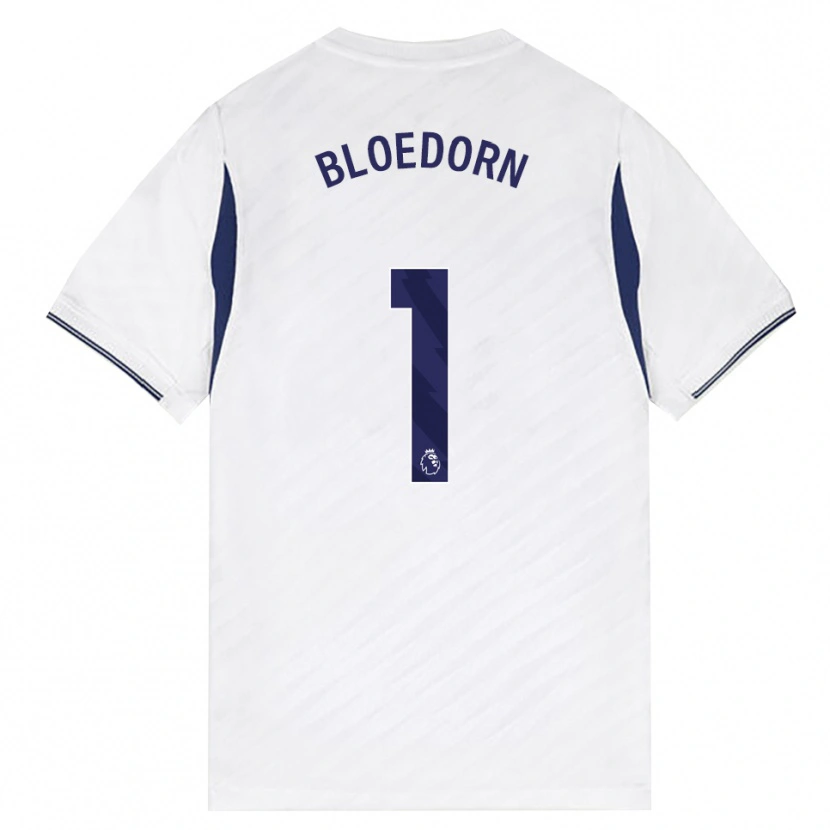 Danxen Enfant Maillot Carey Bloedorn #1 Blanc Rouge Violet Tenues Domicile 2026/27 T-Shirt