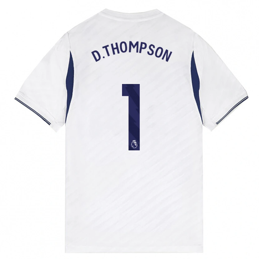 Danxen Enfant Maillot Dylan Thompson #1 Blanc Rouge Violet Tenues Domicile 2026/27 T-Shirt