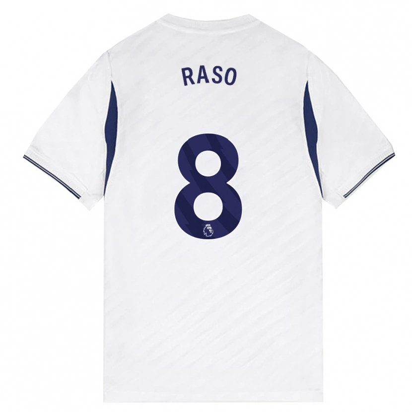 Danxen Enfant Maillot Hayley Raso #8 Blanc Rouge Violet Tenues Domicile 2026/27 T-Shirt