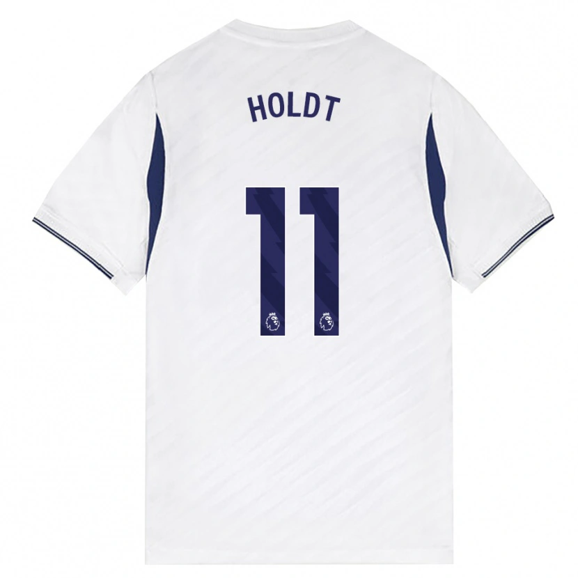 Danxen Enfant Maillot Olivia Holdt #11 Blanc Rouge Violet Tenues Domicile 2026/27 T-Shirt