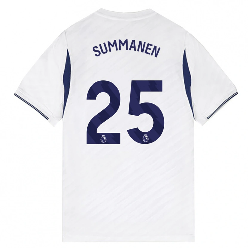 Danxen Enfant Maillot Eveliina Summanen #25 Blanc Rouge Violet Tenues Domicile 2026/27 T-Shirt