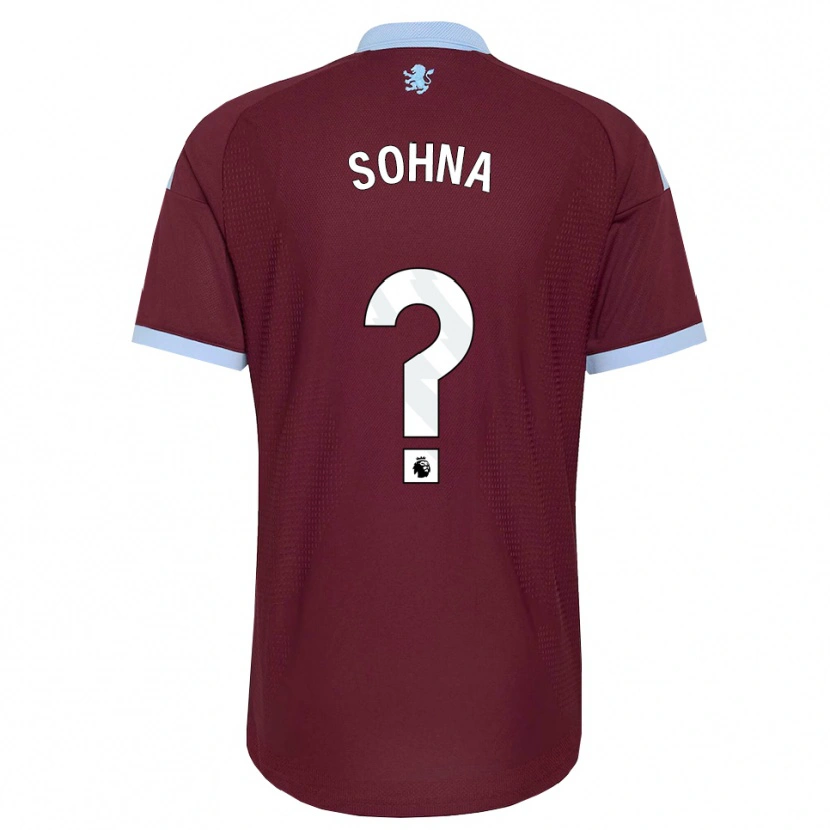 Danxen Enfant Maillot Myles Sohna #0 Cornflowerblue Bourgogne Tenues Domicile 2026/27 T-Shirt