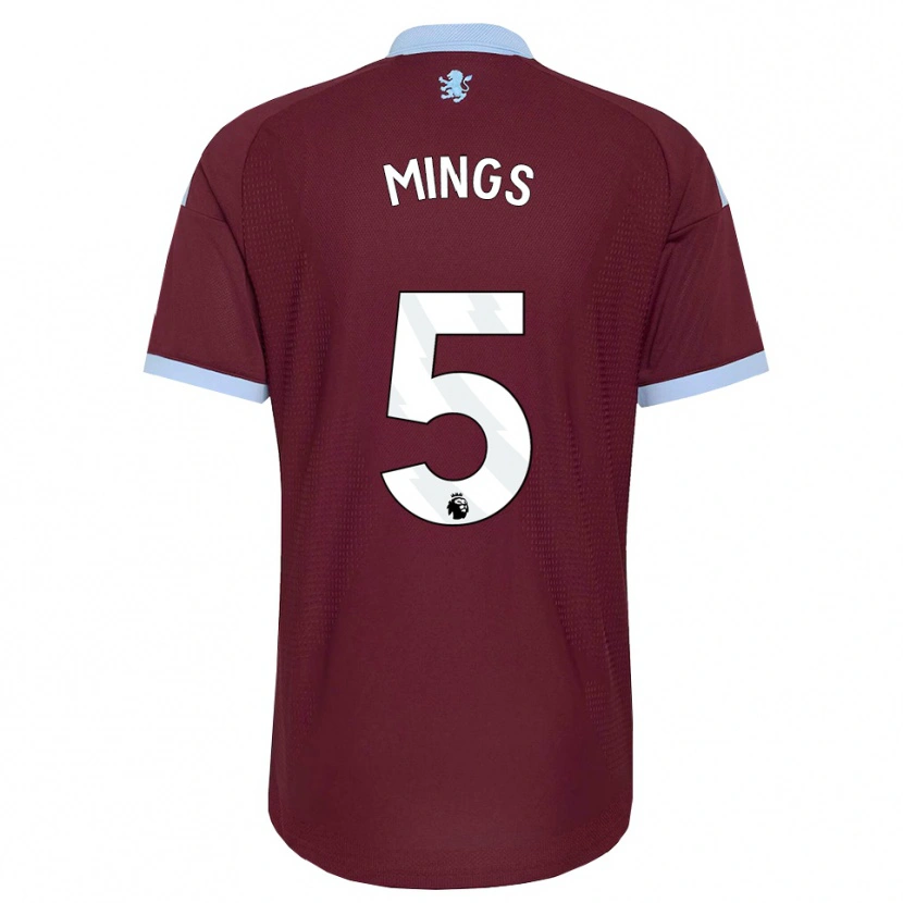 Danxen Enfant Maillot Tyrone Mings #5 Cornflowerblue Bourgogne Tenues Domicile 2026/27 T-Shirt