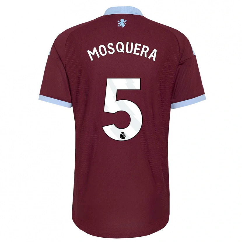 Danxen Enfant Maillot Yeimar Mosquera #5 Cornflowerblue Bourgogne Tenues Domicile 2026/27 T-Shirt