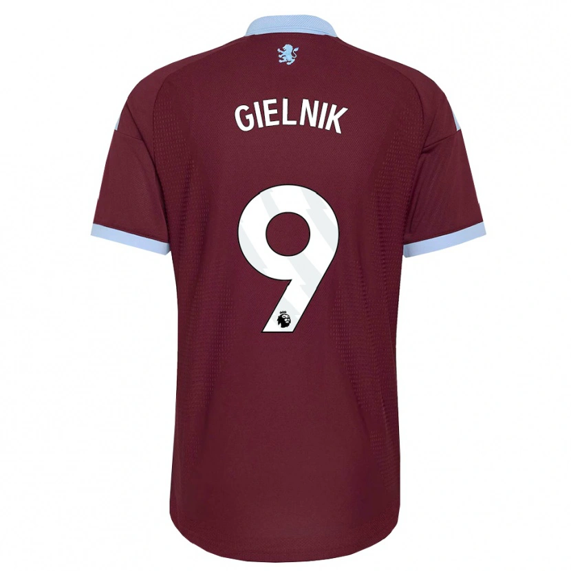 Danxen Enfant Maillot Emily Gielnik #9 Cornflowerblue Bourgogne Tenues Domicile 2026/27 T-Shirt