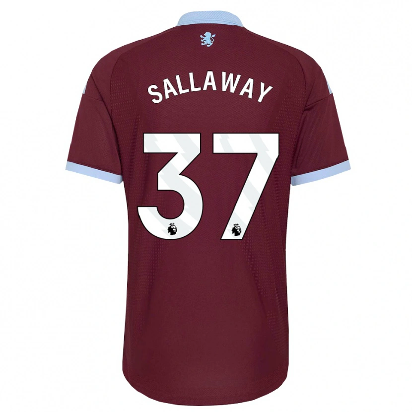 Danxen Enfant Maillot Lydia Sallaway #37 Cornflowerblue Bourgogne Tenues Domicile 2026/27 T-Shirt