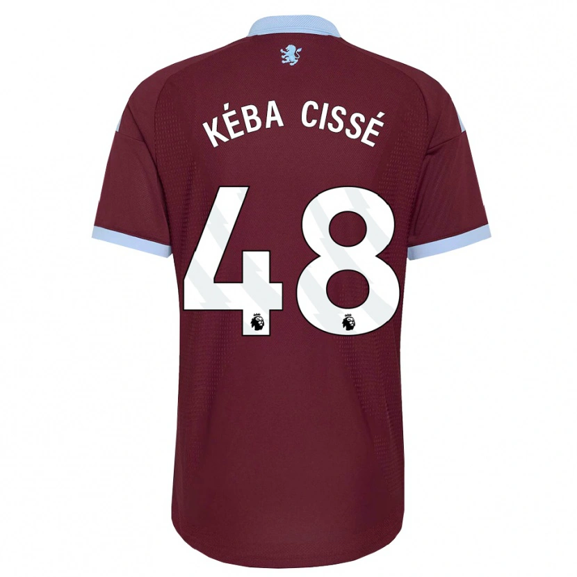 Danxen Enfant Maillot Modou Kéba Cissé #48 Cornflowerblue Bourgogne Tenues Domicile 2026/27 T-Shirt