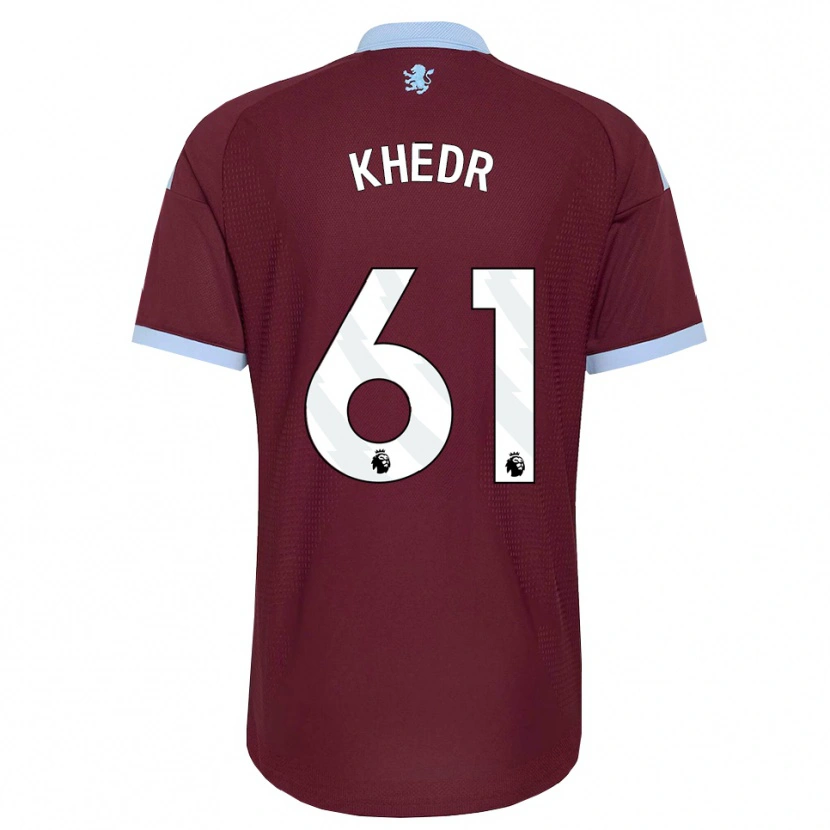 Danxen Enfant Maillot Omar Khedr #61 Cornflowerblue Bourgogne Tenues Domicile 2026/27 T-Shirt