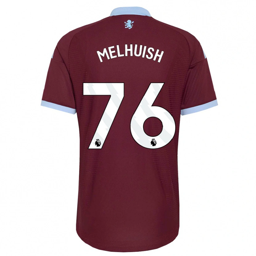 Danxen Enfant Maillot Lennon Melhuish #76 Cornflowerblue Bourgogne Tenues Domicile 2026/27 T-Shirt