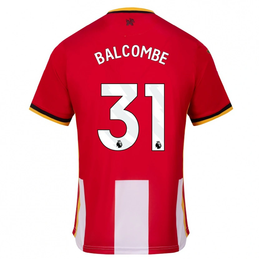 Danxen Enfant Maillot Ellery Balcombe #31 Jaune Noir Rouge Tenues Domicile 2026/27 T-Shirt