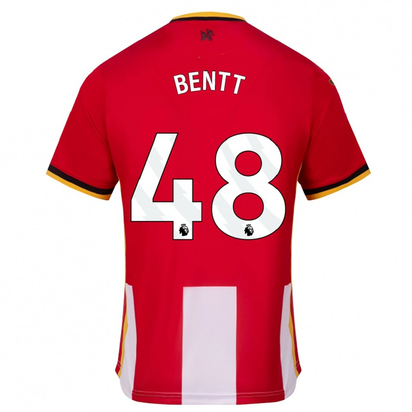 Danxen Enfant Maillot Luka Bentt #48 Jaune Noir Rouge Tenues Domicile 2026/27 T-Shirt